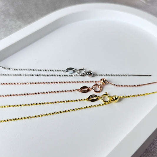 Silver Pin Necklace Chain