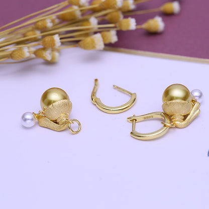 Silver Girl With Pearl Earring Setting