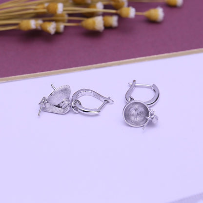 Silver Girl With Pearl Earring Setting