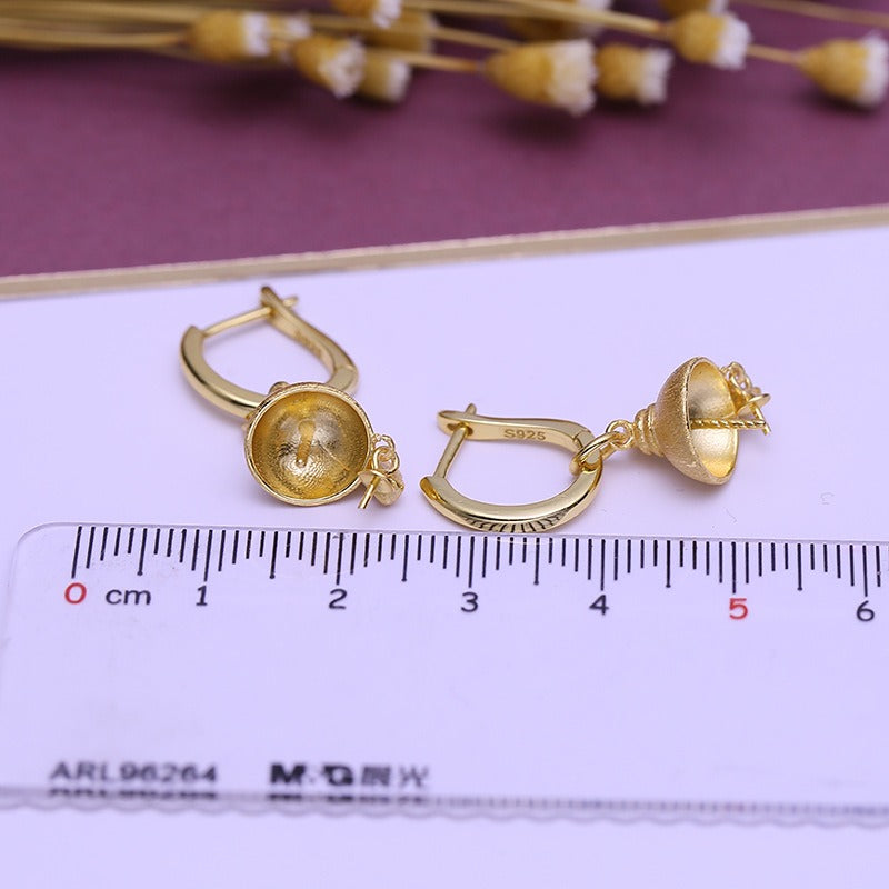 Silver Girl With Pearl Earring Setting