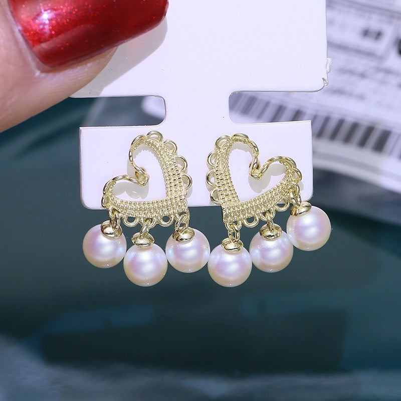 Triple Pearls Daily Earring Setting DIY