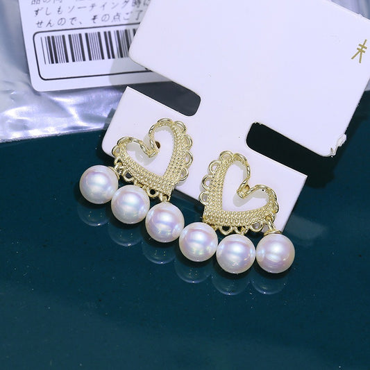 Triple Pearls Daily Earring Setting DIY