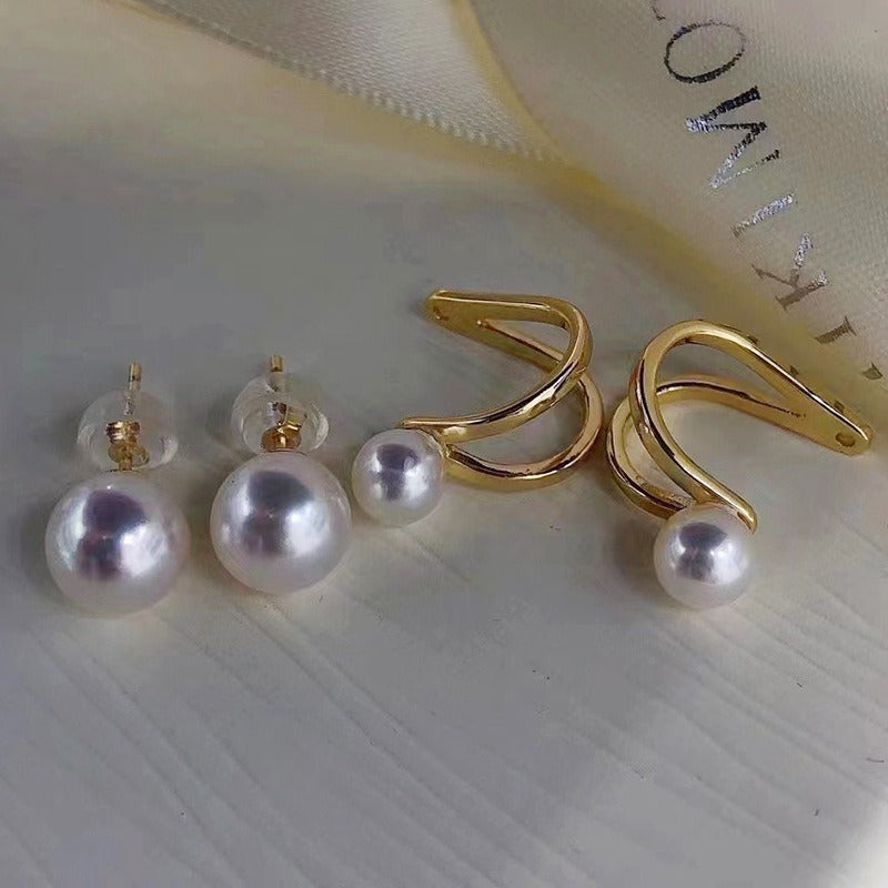Multi Use Women Pearl Earring Setting