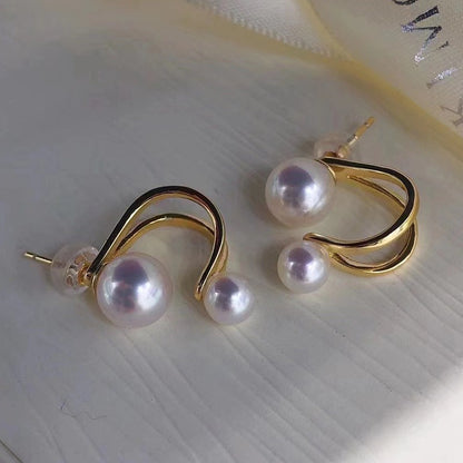 Multi Use Women Pearl Earring Setting