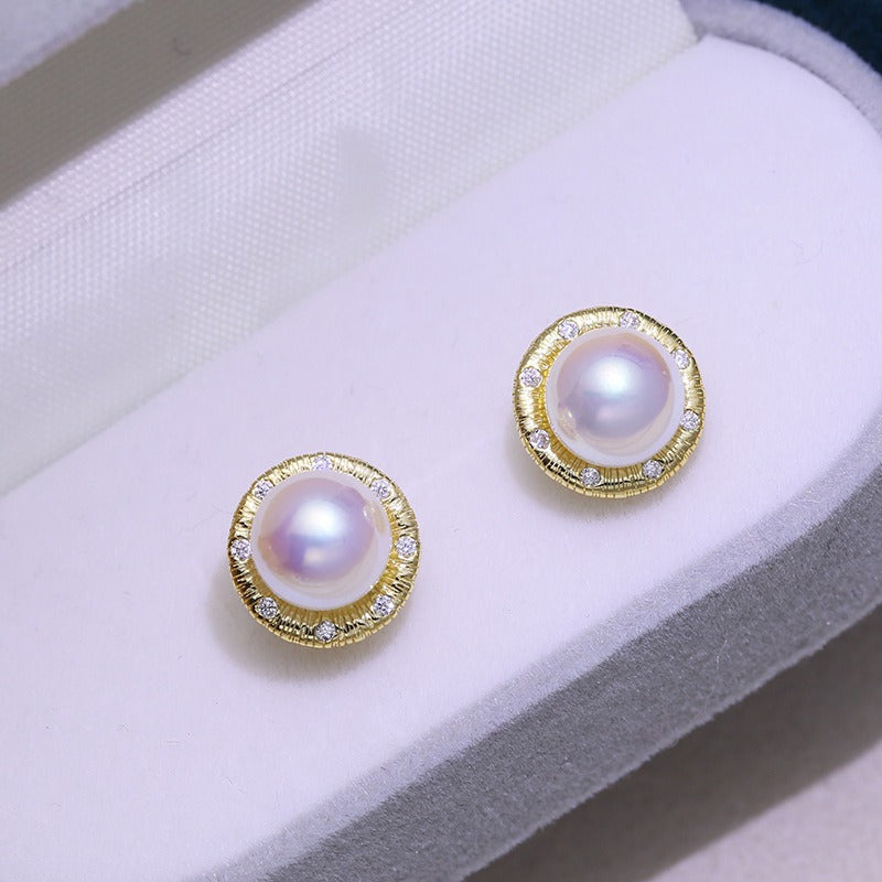 Women Daily Pearl Stud Earring
