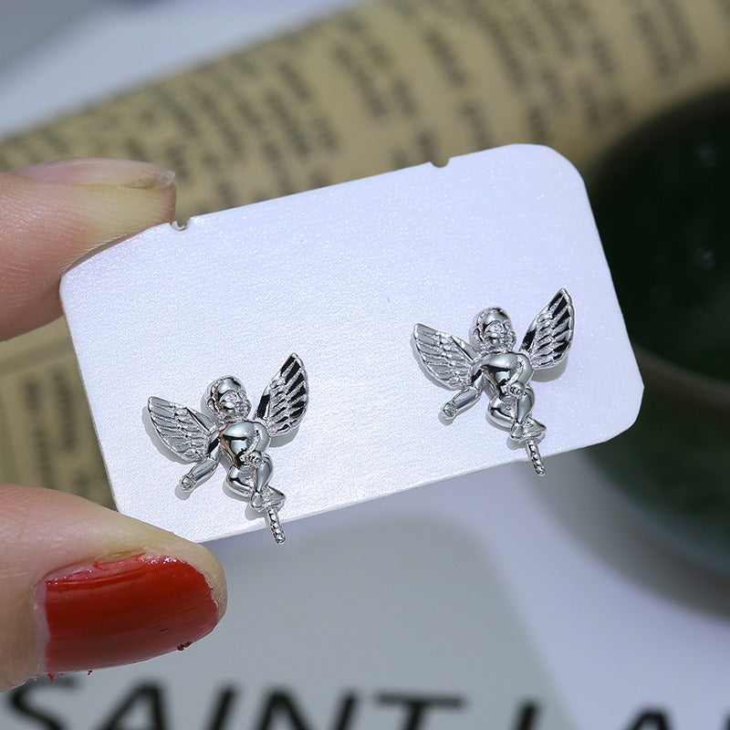 Wholesale Santa Angel Pearl Stud Earring Setting