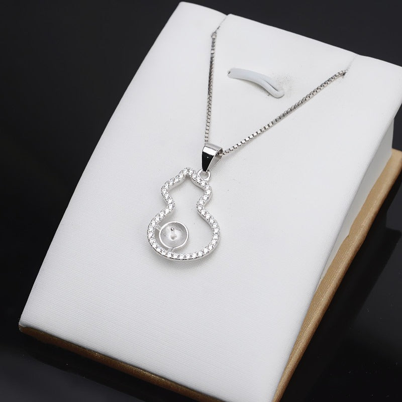 Fashion Women Goud Pearl Pendant DIY Setting