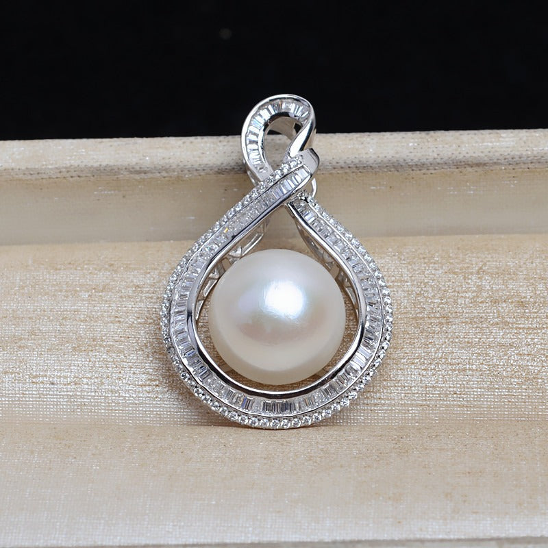 Luxury Silver Pearl Pendant Setting-Jewelry Settings Wholesale