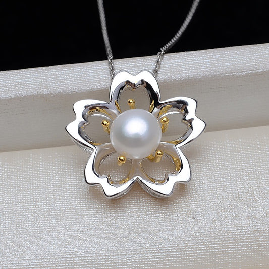 Blossom Flower Pearl Pendant Setting