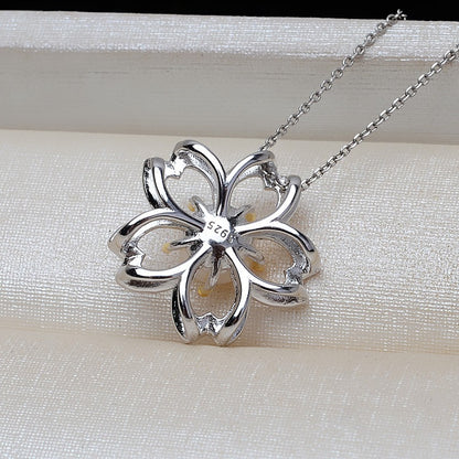 Blossom Flower Pearl Pendant Setting