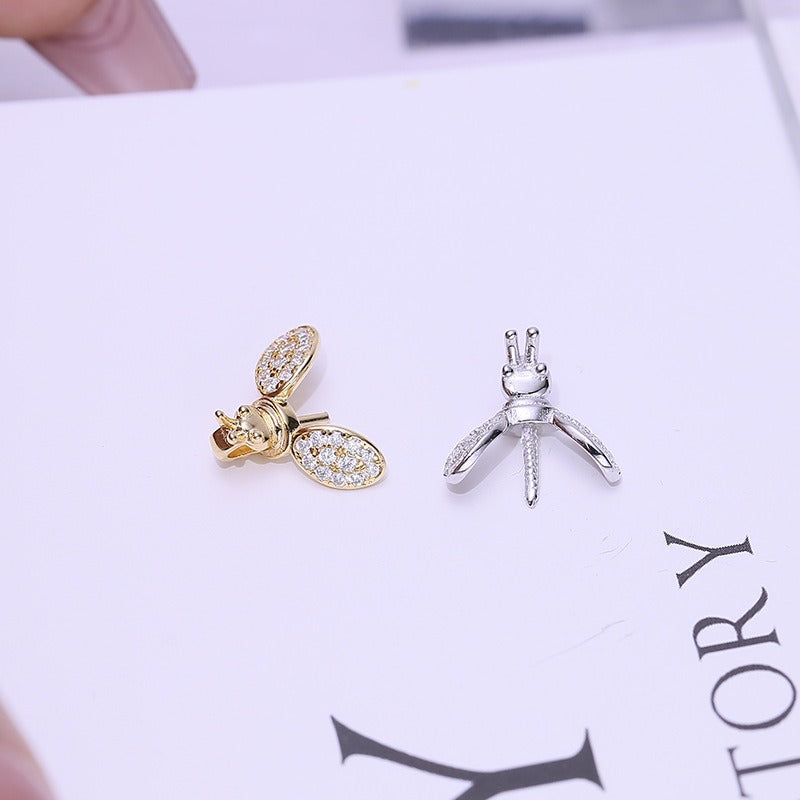 Jewelry DIY Bee Pearl Pendant Setting
