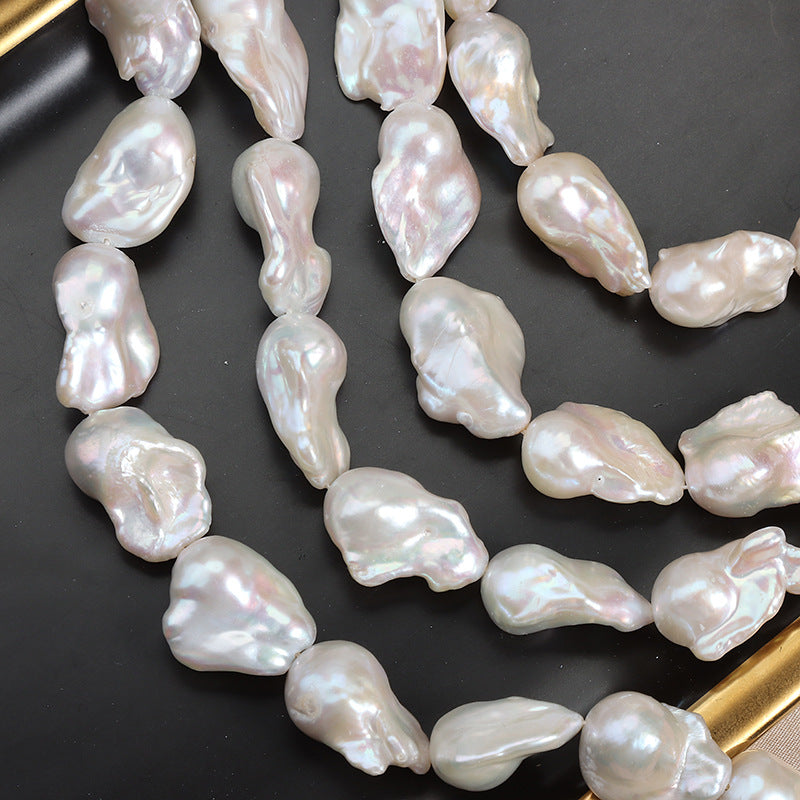 Mermaid Tail Baroque Shape Pearl Strands