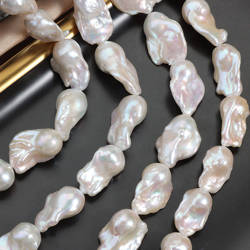 Mermaid Tail Baroque Shape Pearl Strands
