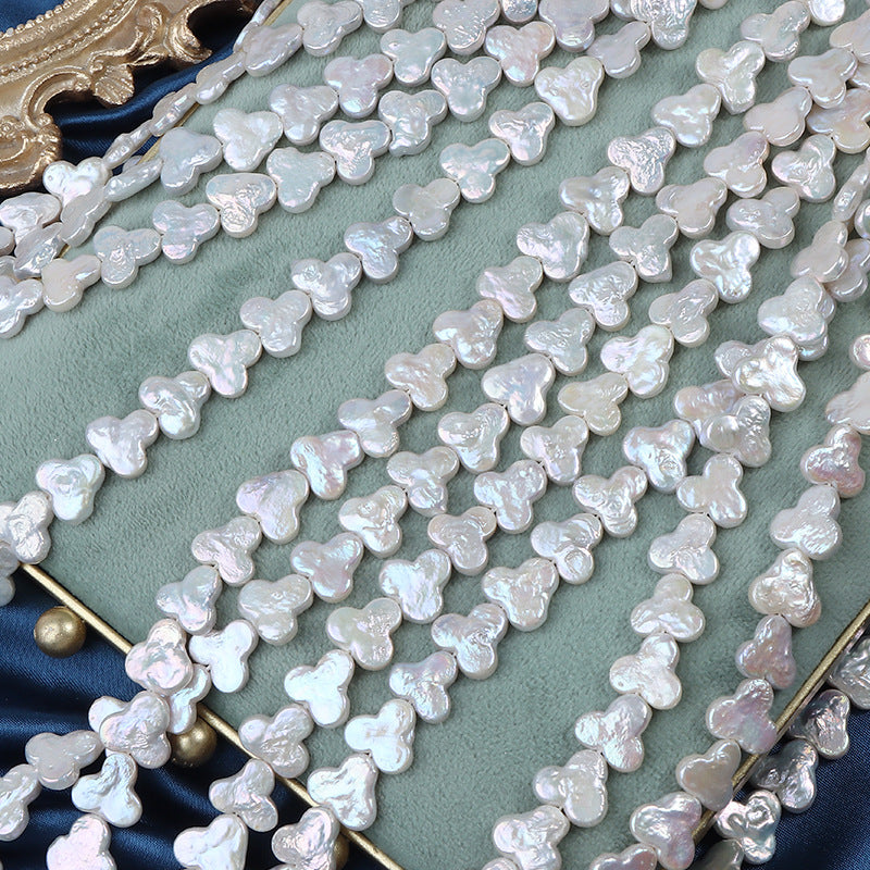 11-12mm Lovely Mickey Sahpe Freshwater Baroque Pearl Strands