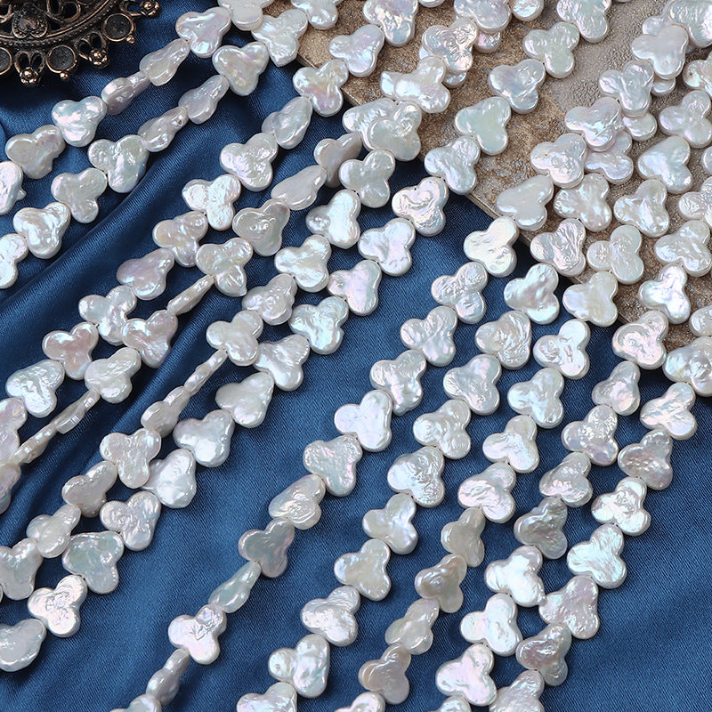 11-12mm Lovely Mickey Sahpe Freshwater Baroque Pearl Strands