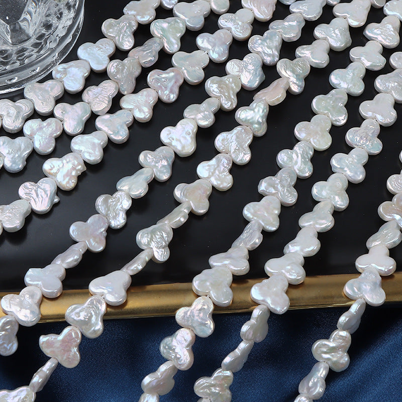 11-12mm Lovely Mickey Sahpe Freshwater Baroque Pearl Strands