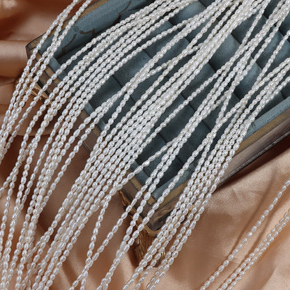 AAA Tiny size 2-2.5mm Rice Pearl Strands