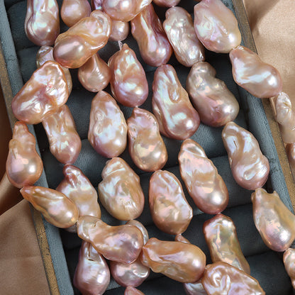 Natural Color Baroque Freshwater Pearl Strands
