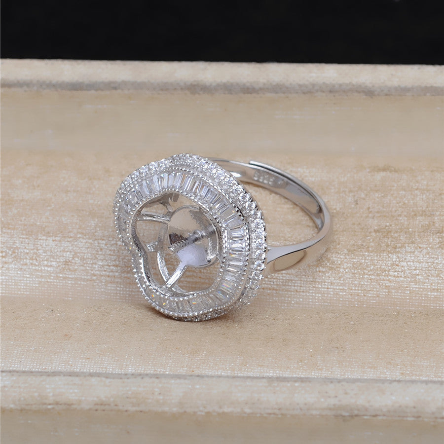 Luxury Adjustable Size Pearl Ring Settings-Feliz Pearl - Feliz Pearl 