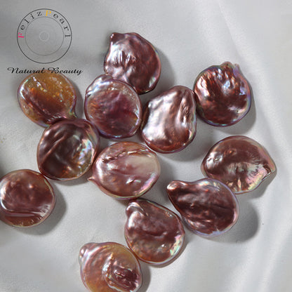 Wholesale purple color freshwater pearls