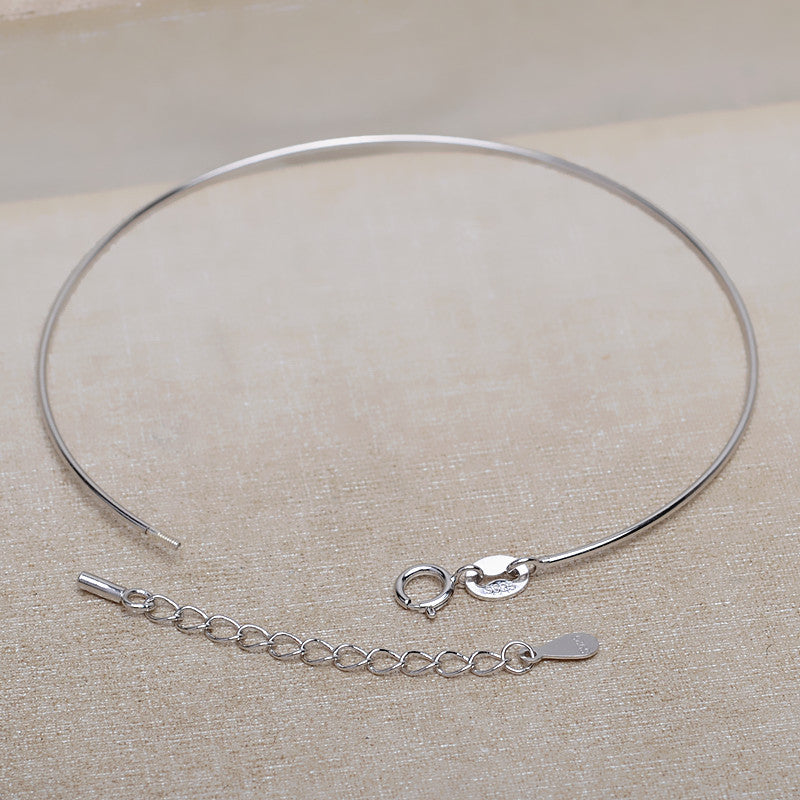 Silver Pearl Bangle Setting-DIY Jewelry Setting Wholesale - Feliz Pearl 