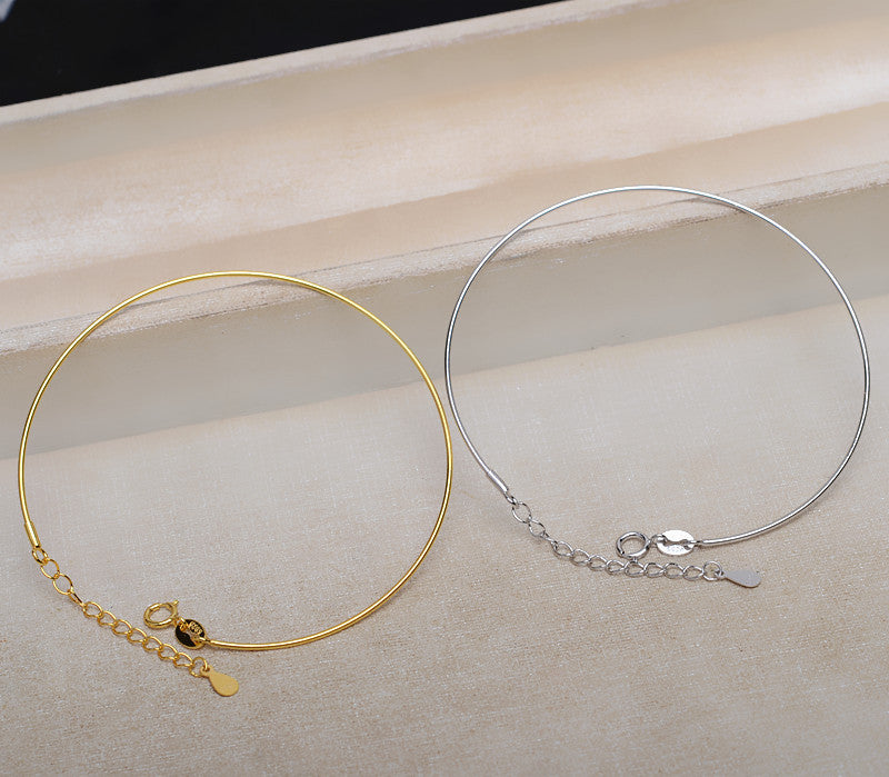 Silver Pearl Bangle Setting-DIY Jewelry Setting Wholesale - Feliz Pearl 
