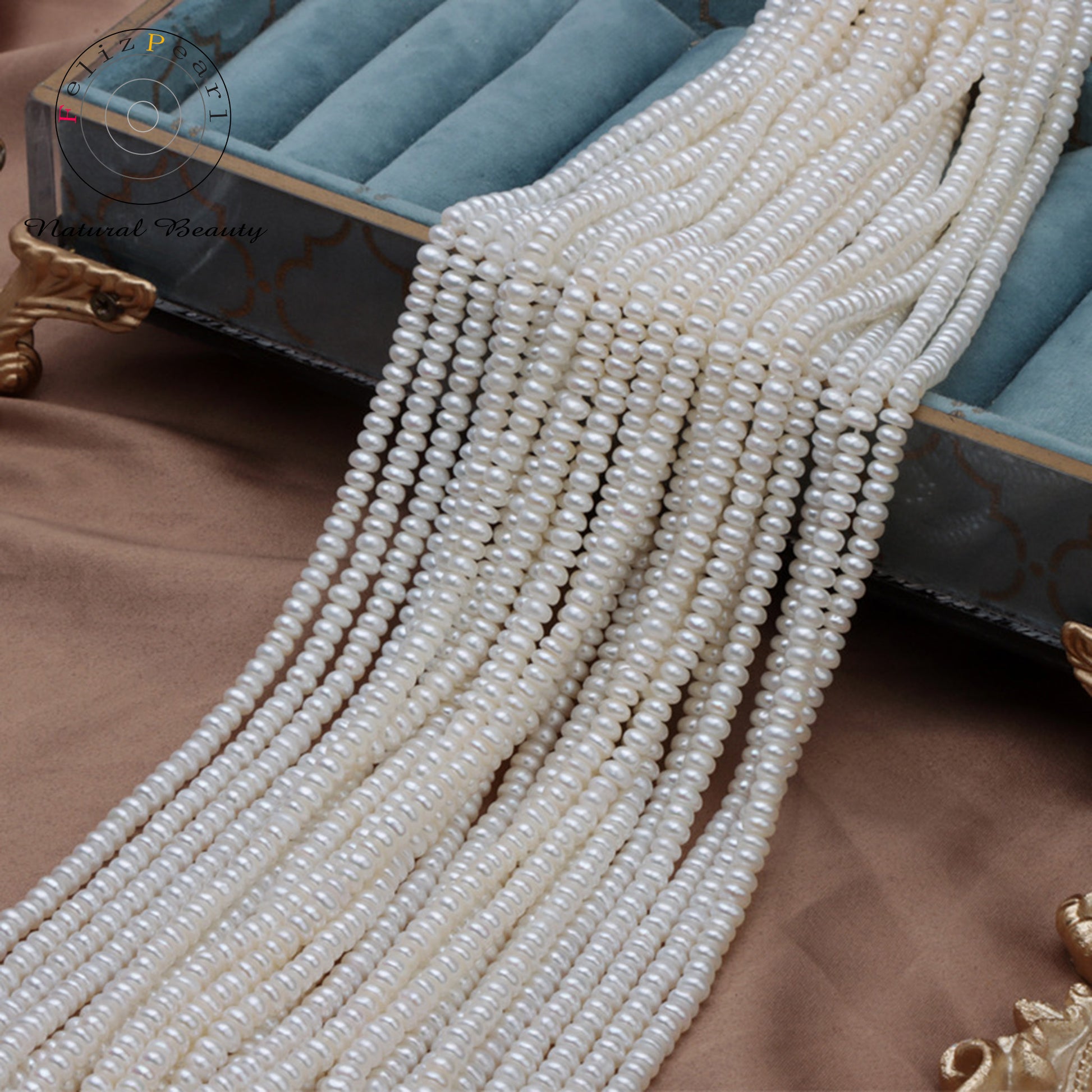 freshwater pearl strands