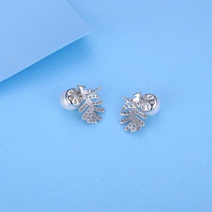 Luxury Feather Pear Earring Setting-Jewelry Settings Supplier - Feliz Pearl 