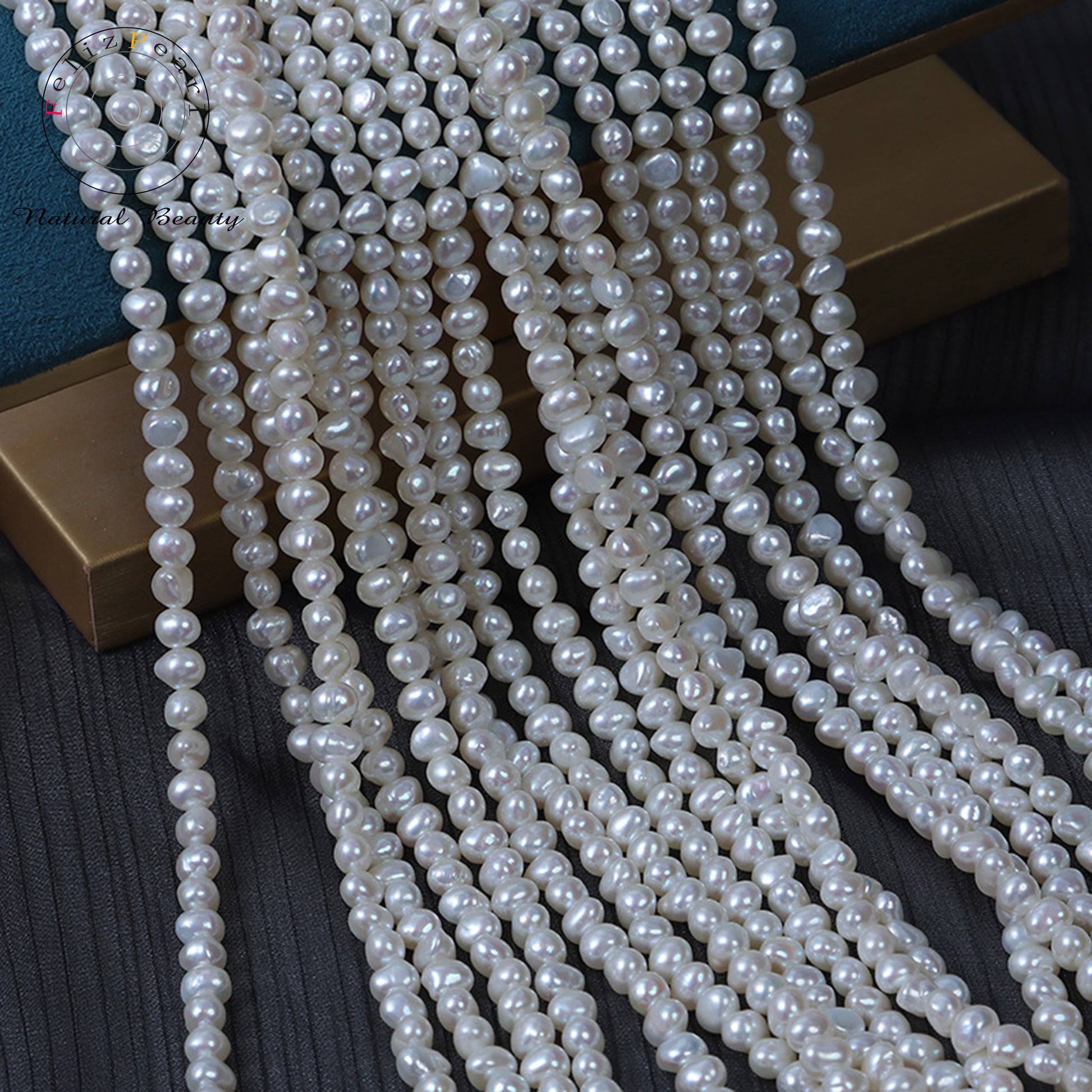 baroque pearl strand necklace