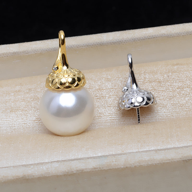 New Pine Cones Pearl Pendant Setting-S925 Sterling Silver - Feliz Pearl 