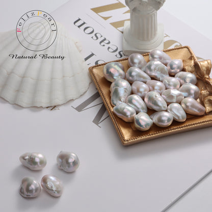 AAAA 13-15mm Drop Baroque Edison Loose Pearls