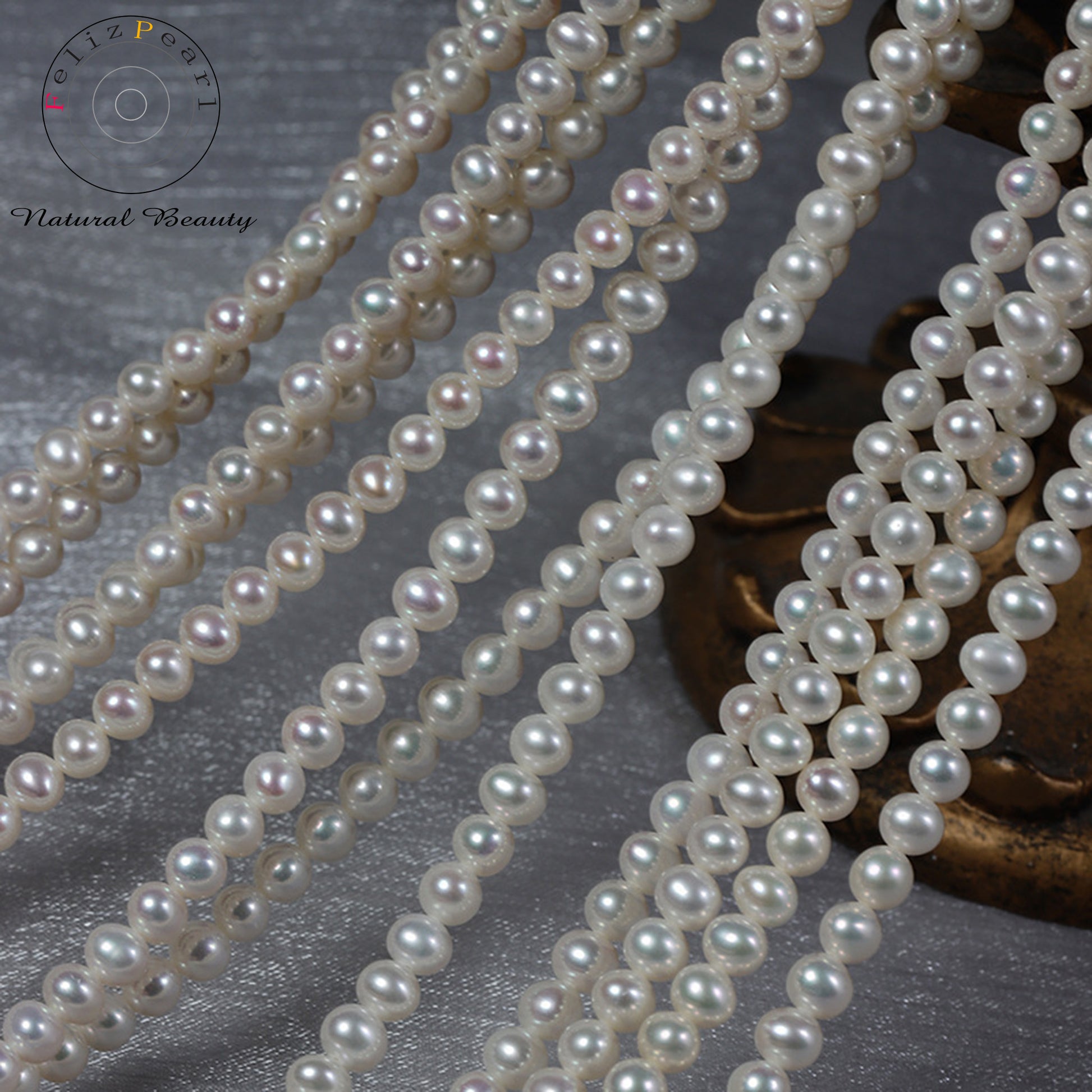 mandarin cultured pearls