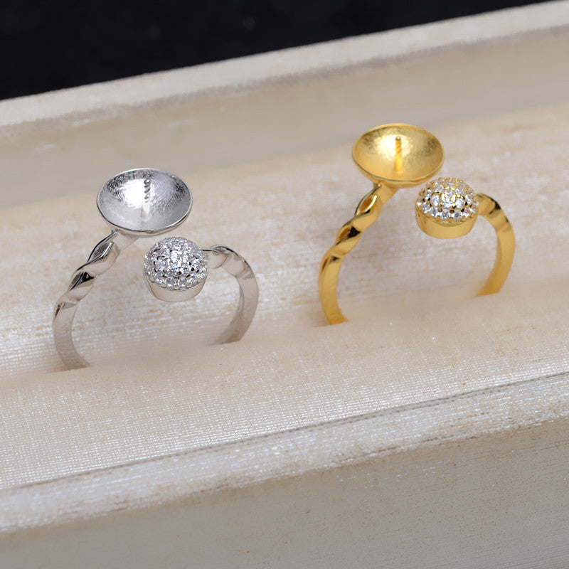 New Design Daily S925 Sterling Silver Pearl Ring Mounting - Feliz Pearl 