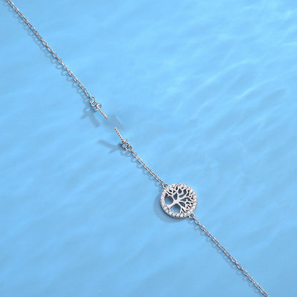 Tree of Life Pearl Bracelet Setting-Women Silver Jewelry Setting - Feliz Pearl 