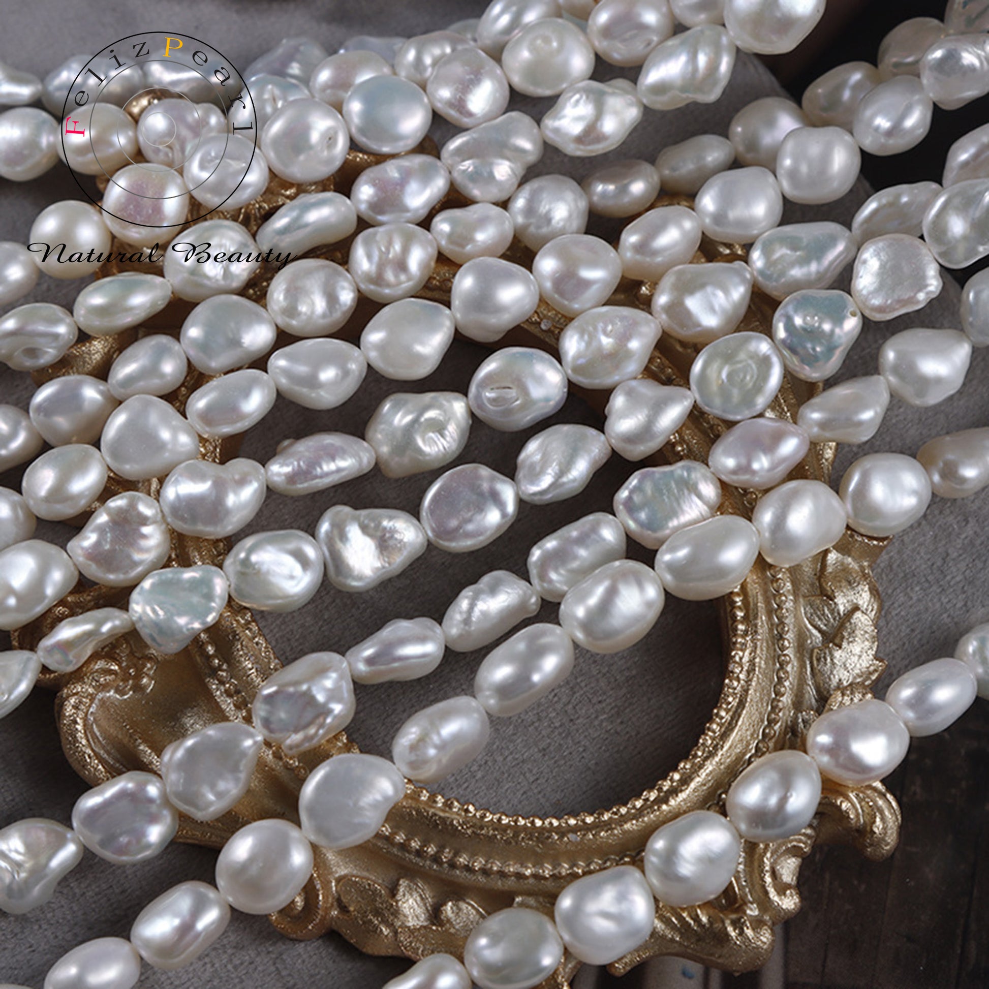 real baroque pearl strand
