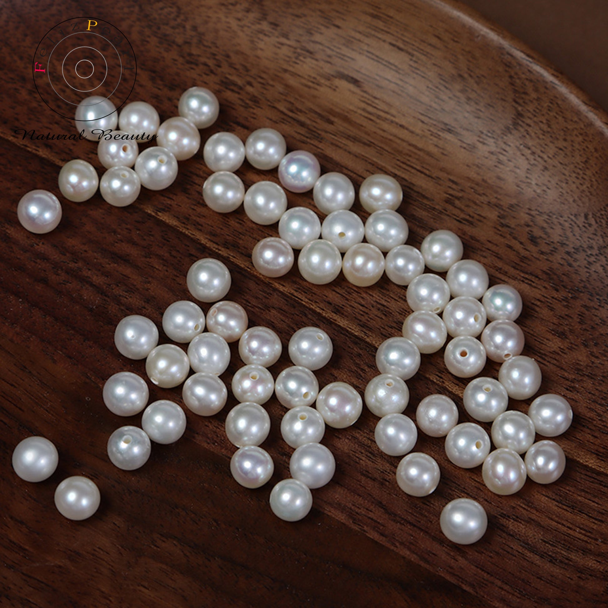 Half drilled freshwater loose pearl
