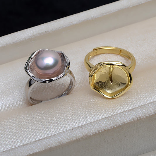 Vintage Baroque Style Pearl Ring Settings-Feliz Pearl - Feliz Pearl 