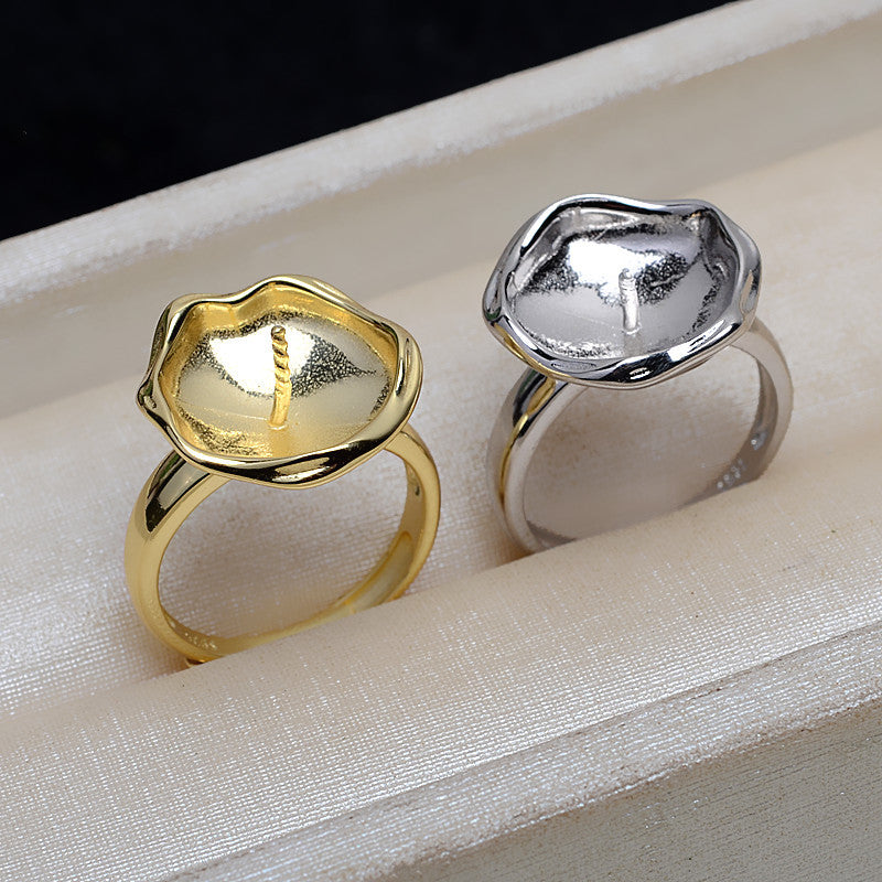 Vintage Baroque Style Pearl Ring Settings-Feliz Pearl - Feliz Pearl 