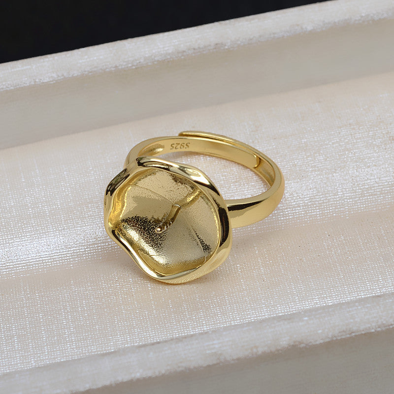 Vintage Baroque Style Pearl Ring Settings-Feliz Pearl - Feliz Pearl 