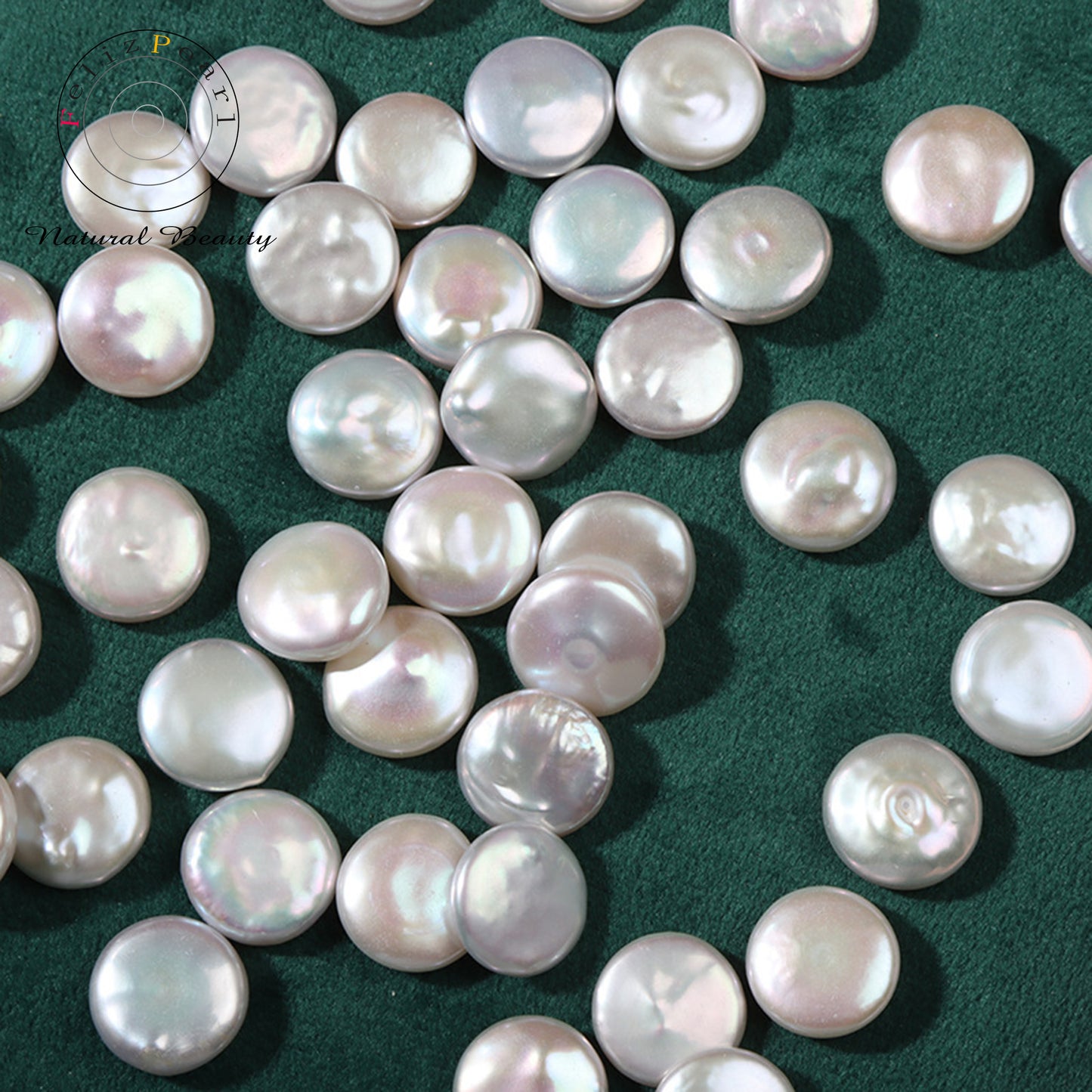 12-13mm Coin Shape Baroque Loose Pearls Freshwater Pearl Wholesale