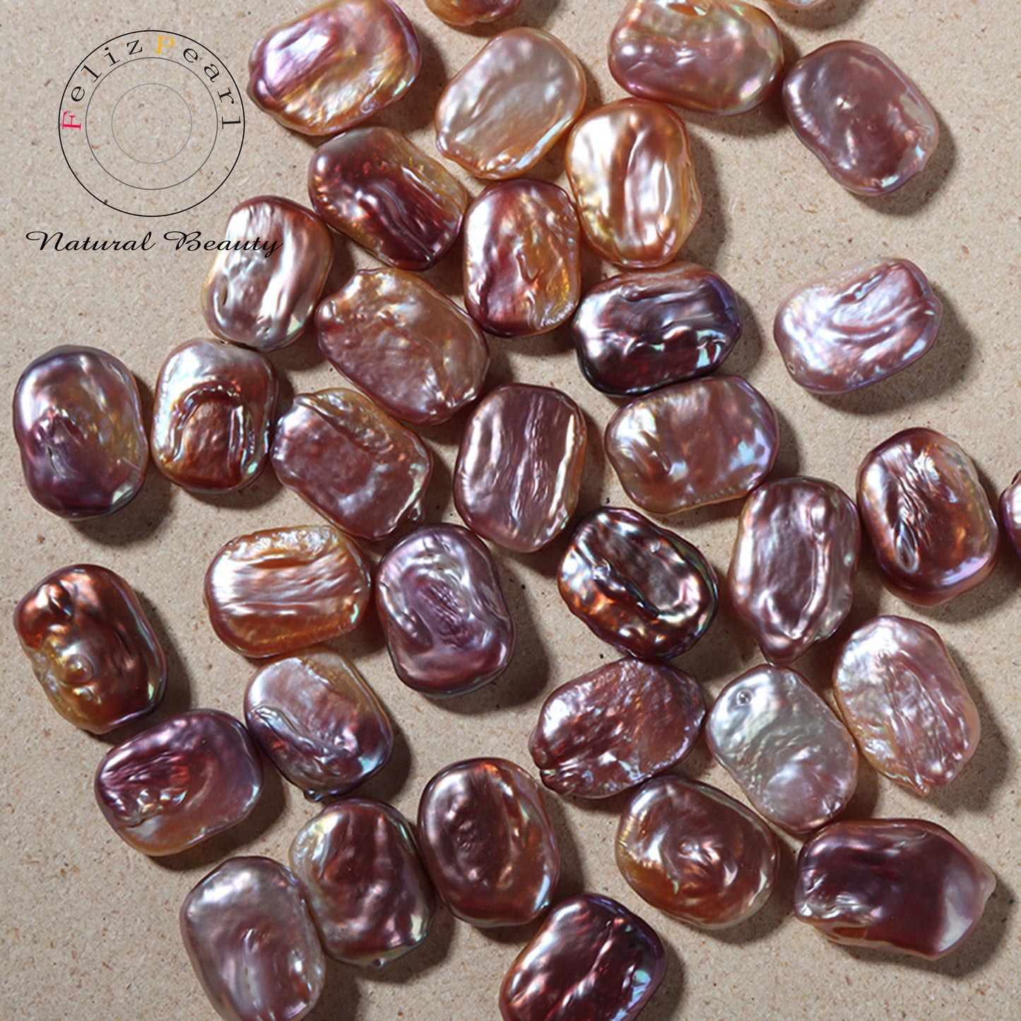 13x18mm High Luster Natural Color Baroque Loose Pearls