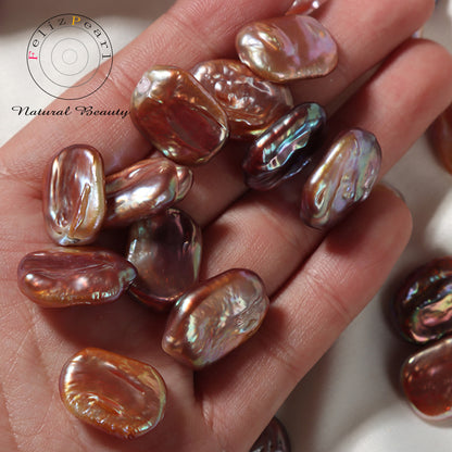 13x18mm High Luster Natural Color Baroque Loose Pearls