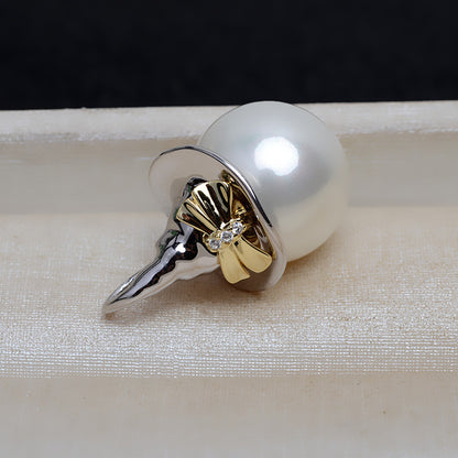 Silver Halloween Witch Hat Pearl Pendant Setting