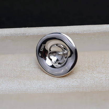 Silver Halloween Witch Hat Pearl Pendant Setting