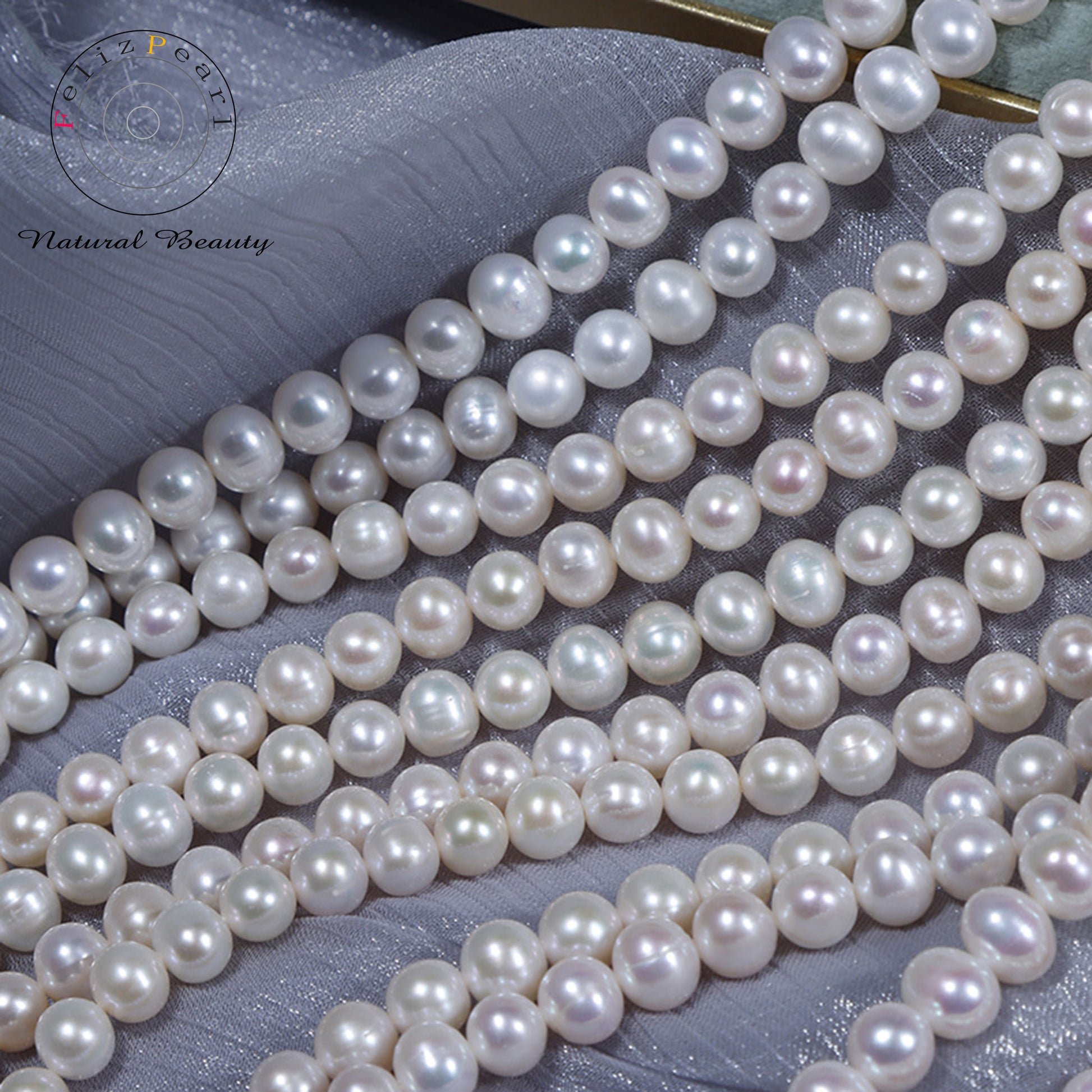 freshwater cultured pearl strand