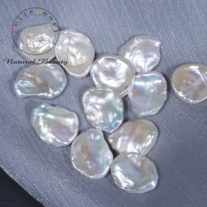 17-18mm White Freshwater Petal Loose Pearls
