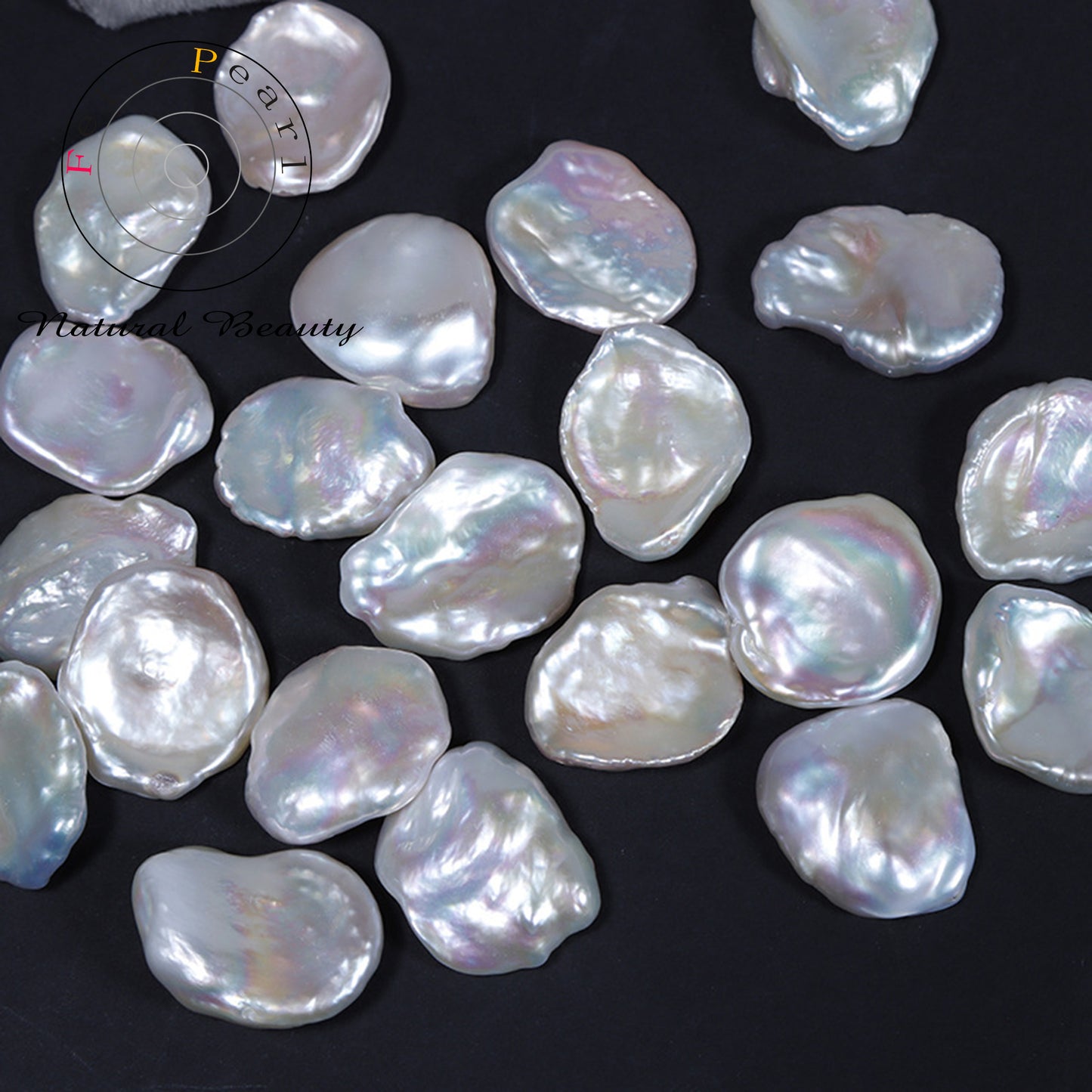 17-18mm White Freshwater Petal Loose Pearls