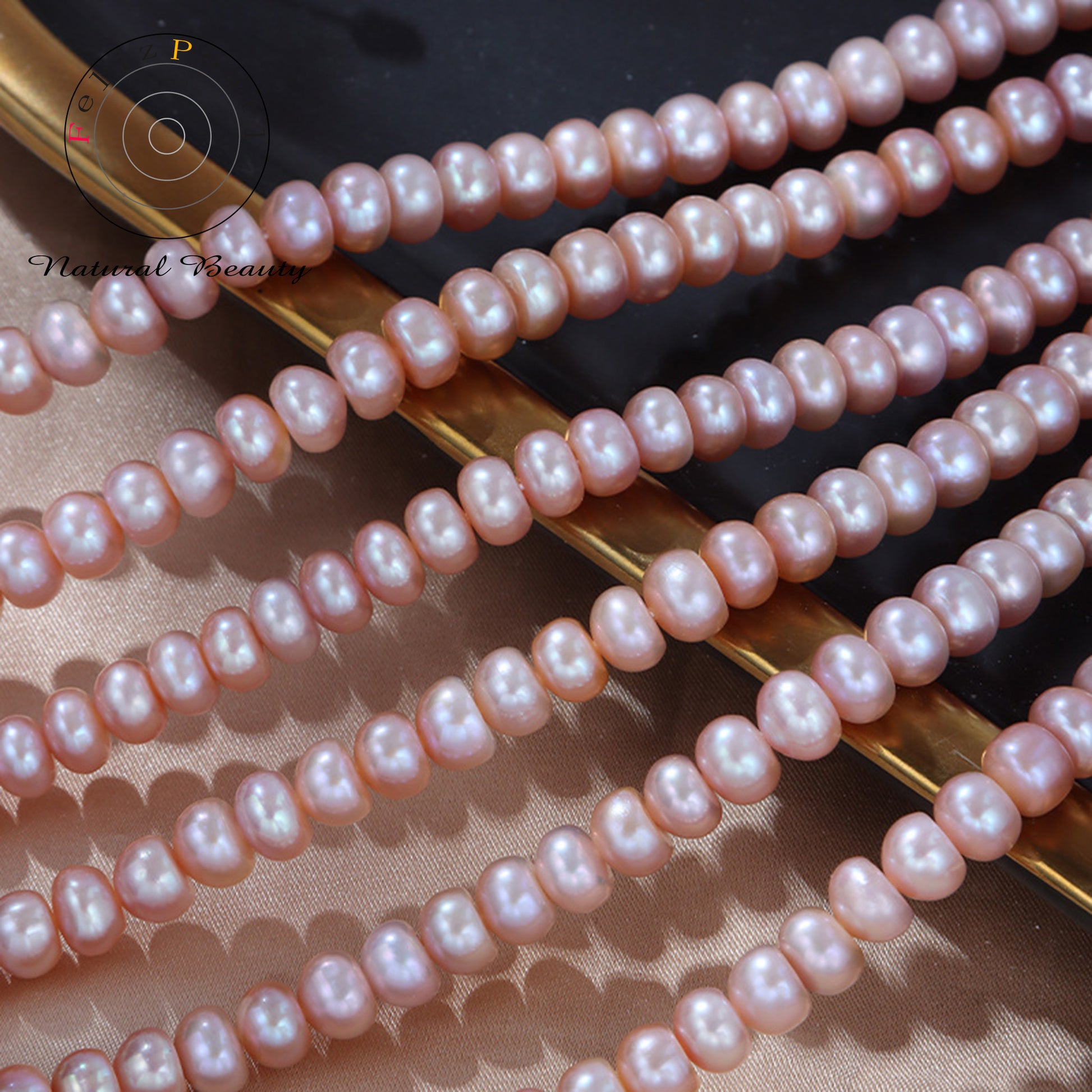 Natural lavender pearl strand wholesale