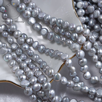 grey baroque pearl strand