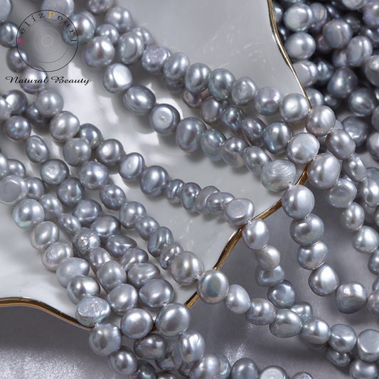 grey baroque pearl strand